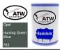 Preview: Opel, Hunting Green Mica, 763: 500ml Lackdose, von ATW Autoteile West.